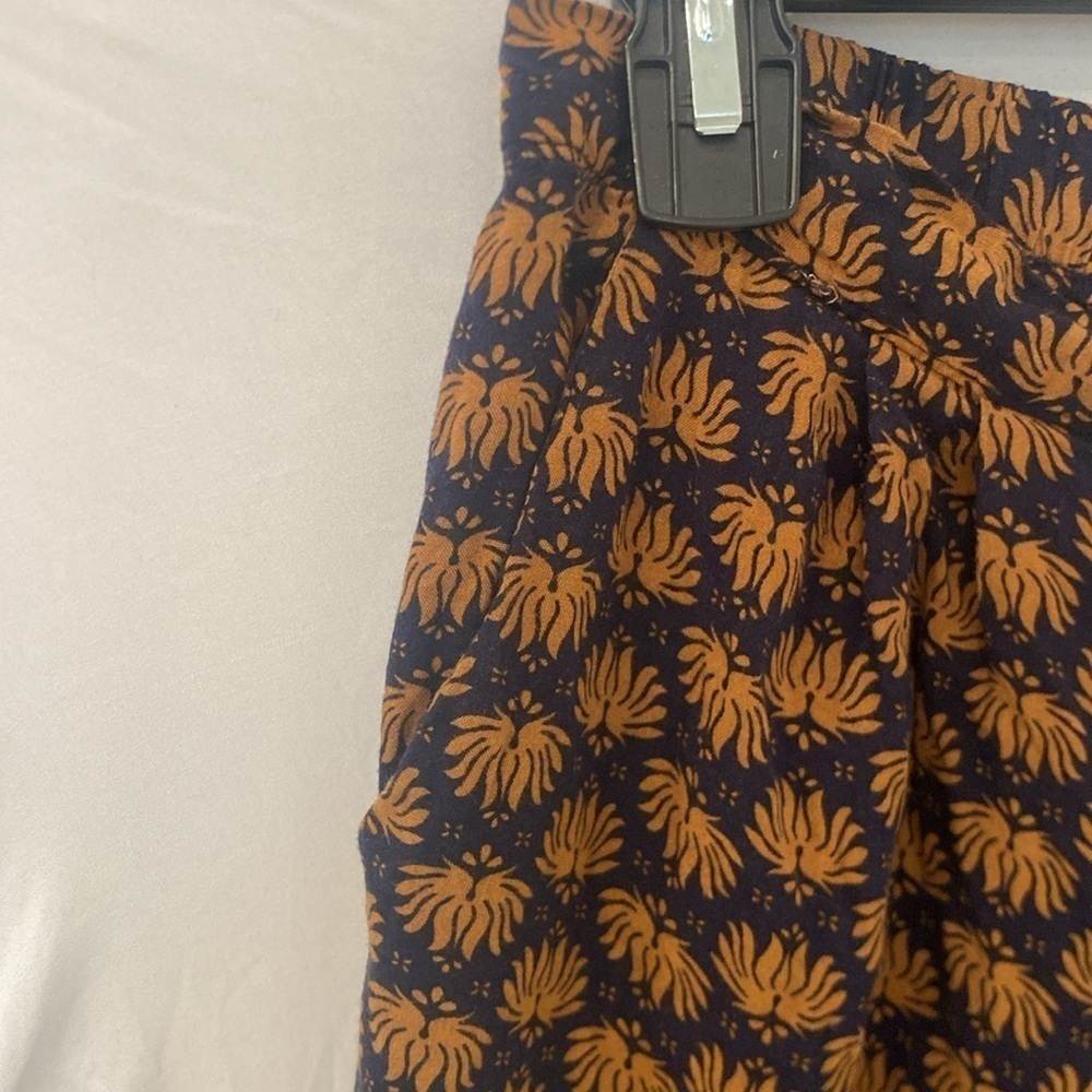 H & M Print Boho Pocket Block Print Pants Sz Xs - image 5